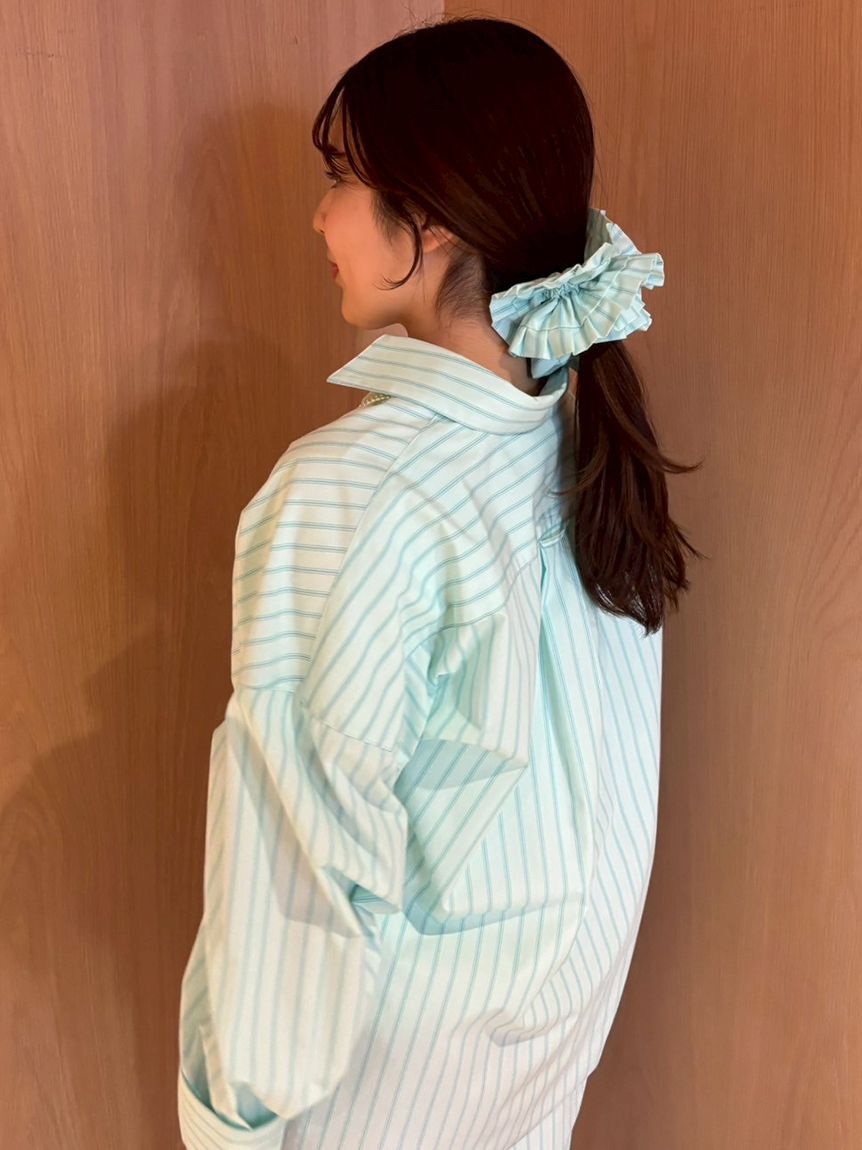 Mila Owen「2WAYカシュクールーオーバーサイズシャツ」|シャツ・ブラウス|