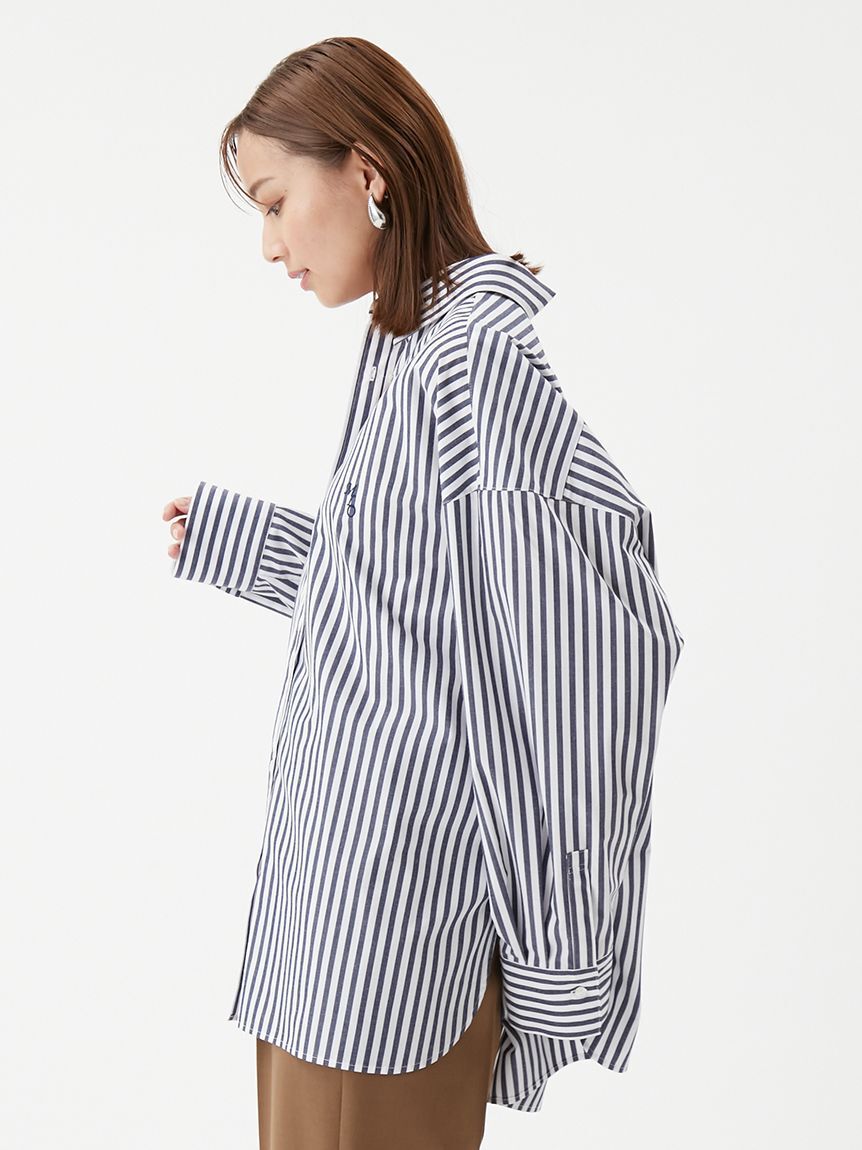 Mila Owen「2WAYカシュクールーオーバーサイズシャツ」|シャツ・ブラウス|