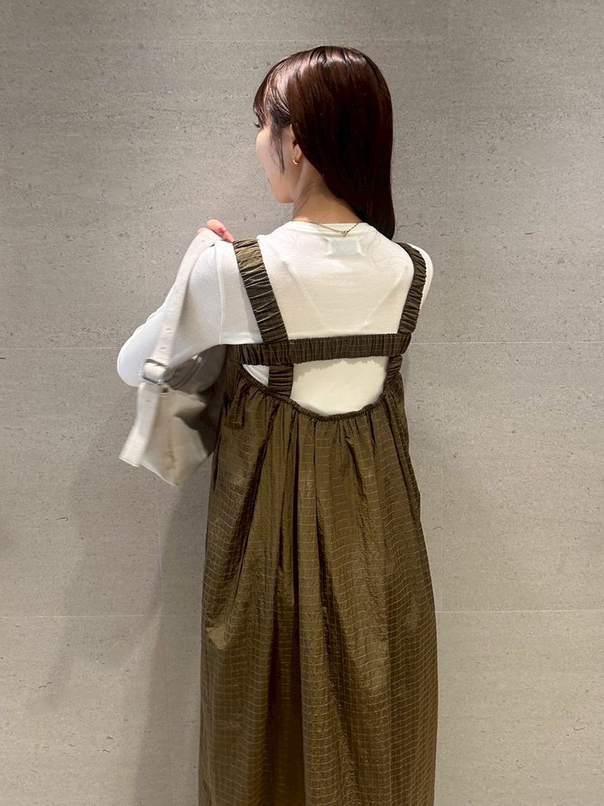 emmi atelier「【限定カラー】ボックスチェックワンピースセット」|ワンピース|