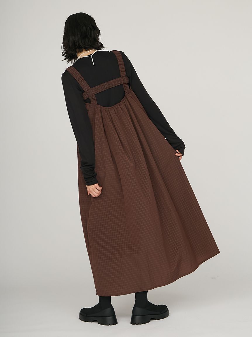 emmi atelier「【限定カラー】ボックスチェックワンピースセット」|ワンピース|