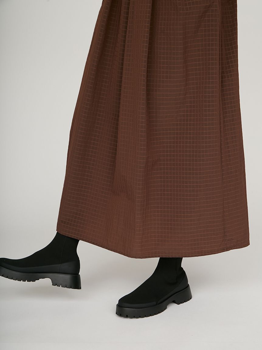 emmi atelier「【限定カラー】ボックスチェックワンピースセット」|ワンピース|