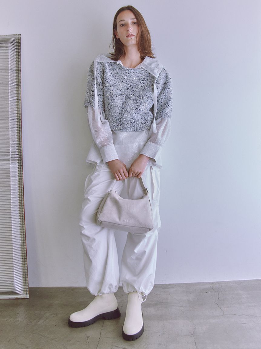 emmi atelier「eco ニットブーツ」|ロングブーツ|