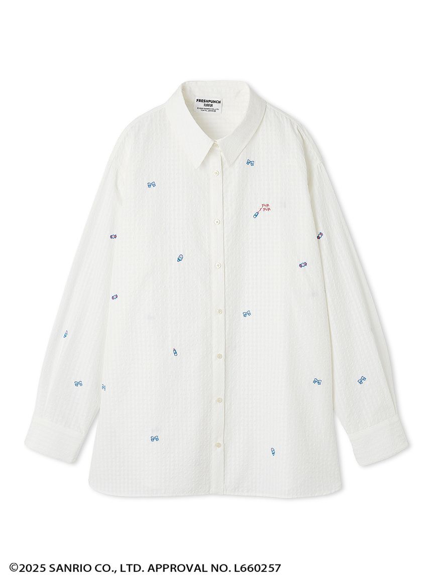 FURFUR「FRESH PUNCH 刺繍シャツ」|シャツ・ブラウス|