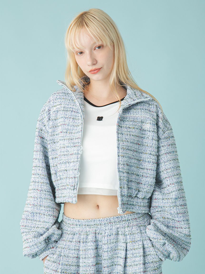 FURFUR「ツイーディトラックブルゾン」|ブルゾン・スタジャン|