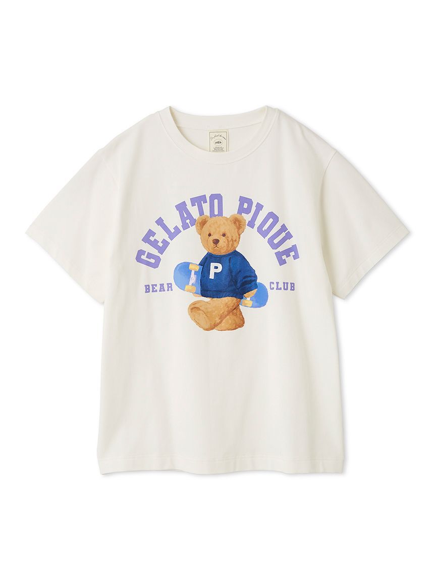 gelato pique「スポーティーベアワンポイントTシャツ」|ルームウェア|
