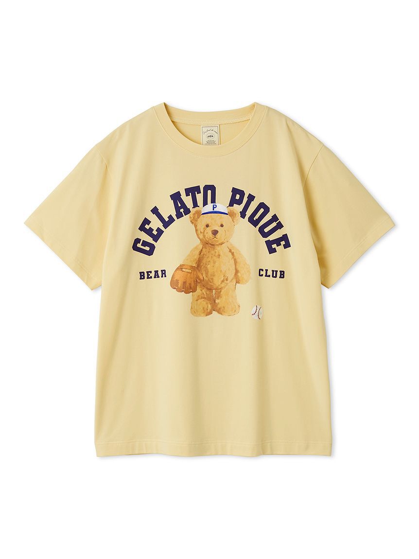 gelato pique「スポーティーベアワンポイントTシャツ」|ルームウェア|