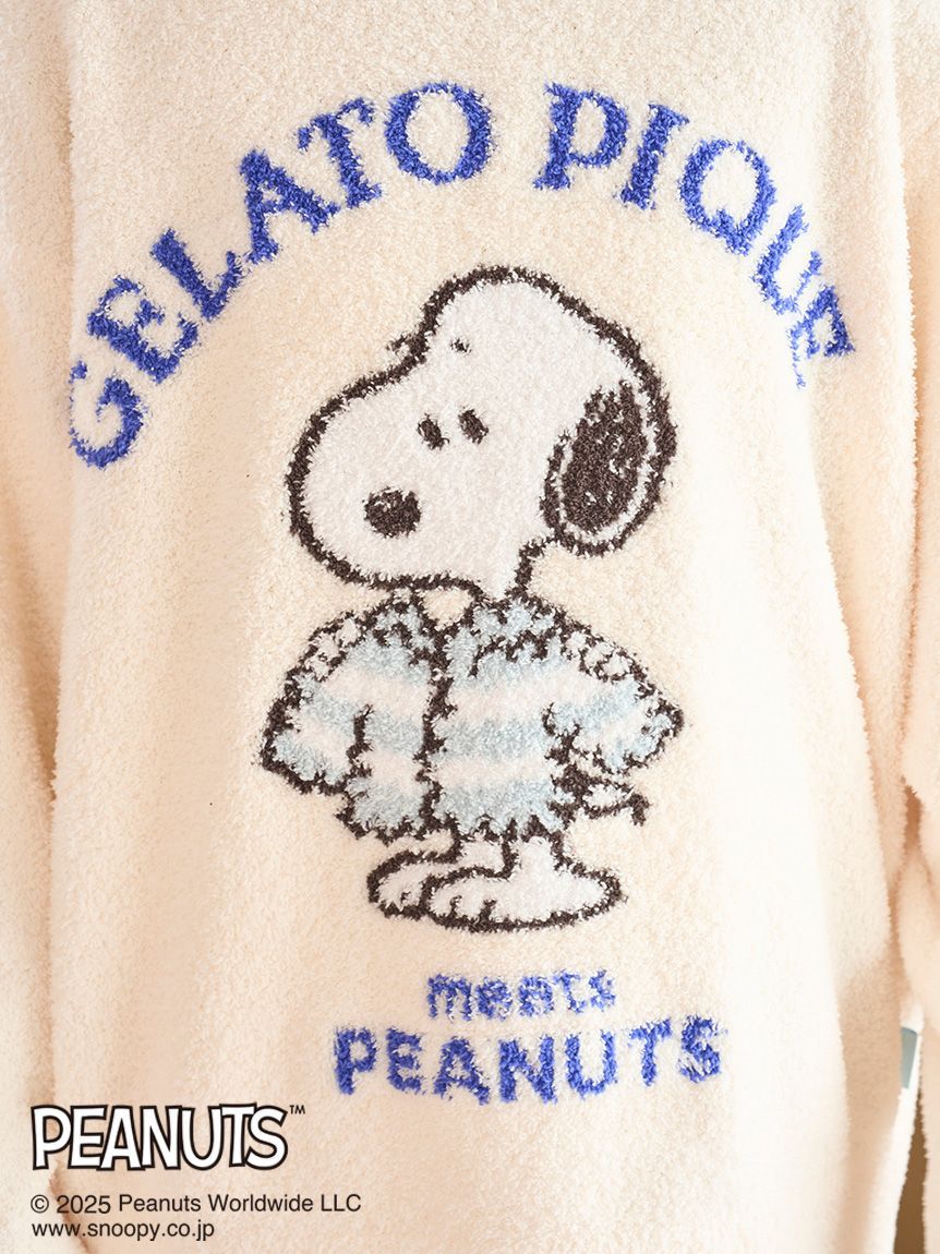 gelato pique「【PEANUTS】【ONLINE限定】オリジナルアート ジャガードプルオーバー＆ショートパンツセット」|ルームウェア|