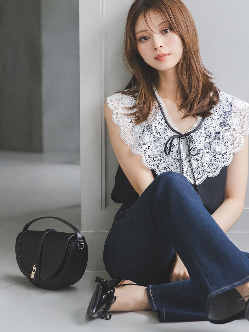 SNIDEL「ハーフムーンバッグ」|ハンドバッグ|