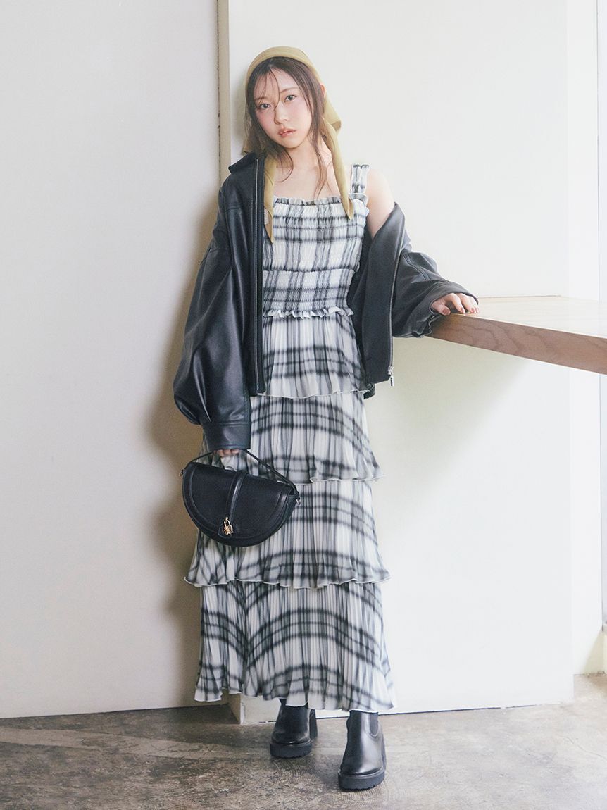 SNIDEL「ハーフムーンバッグ」|ハンドバッグ|