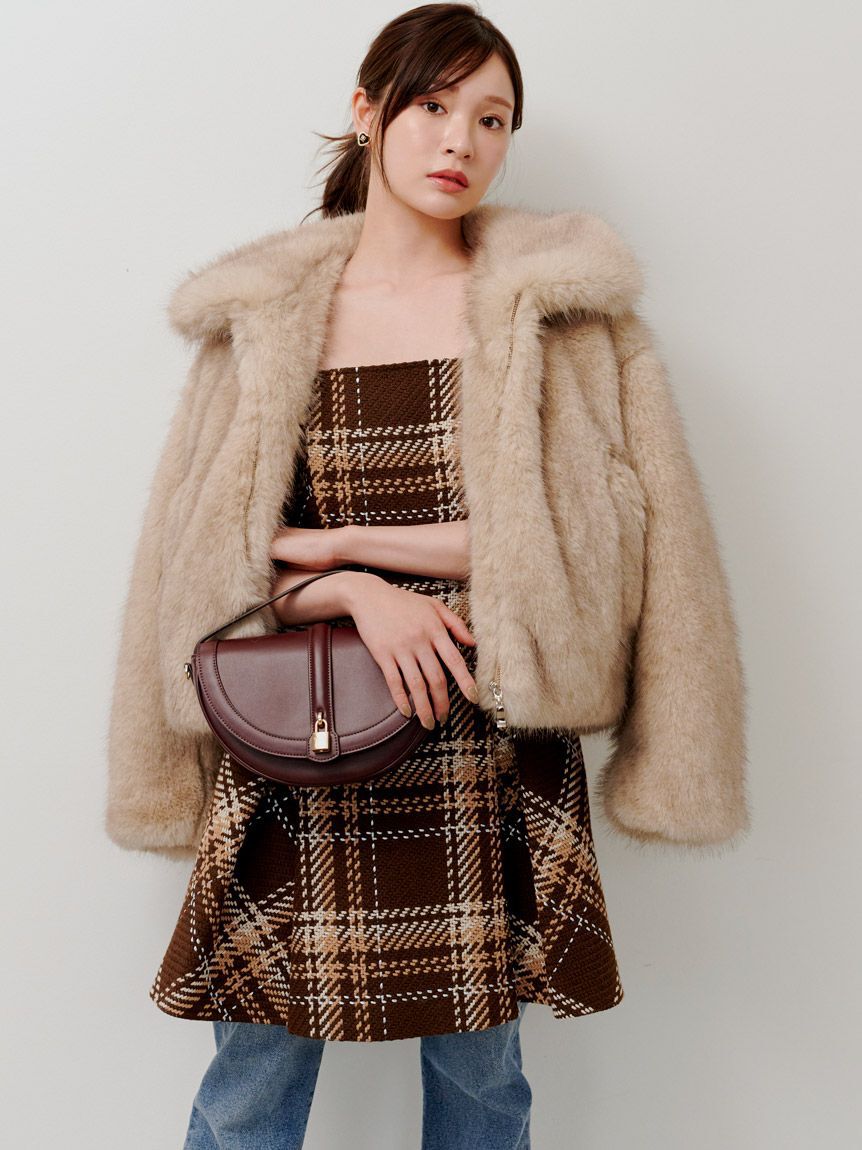 SNIDEL「ハーフムーンバッグ」|ハンドバッグ|