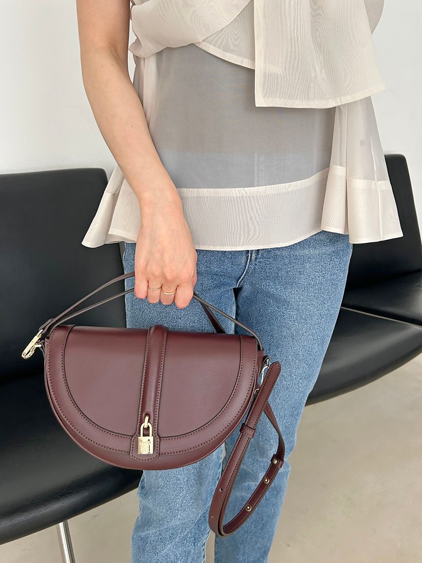 SNIDEL「ハーフムーンバッグ」|ハンドバッグ|