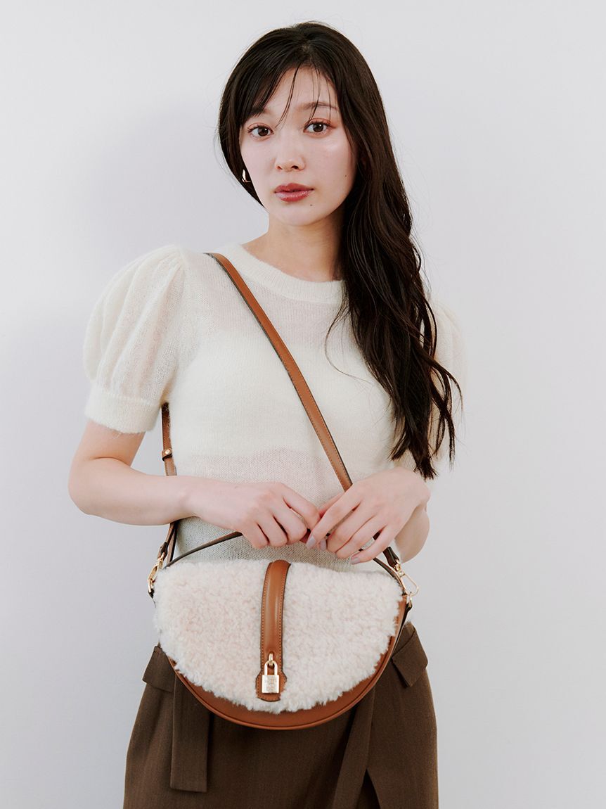 SNIDEL「ハーフムーンバッグ」|ハンドバッグ|