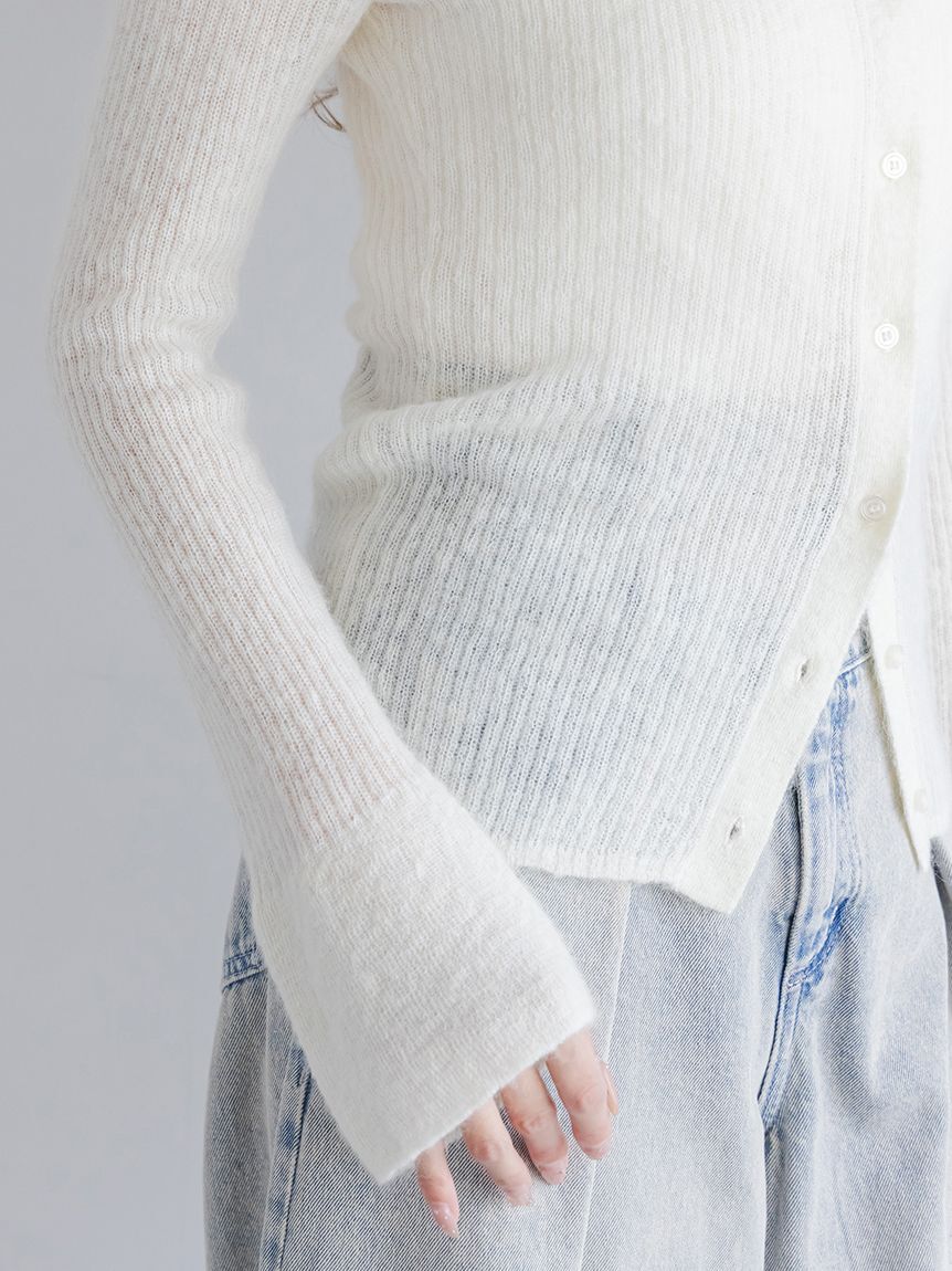 SNIDEL「シアーモヘヤポロニット」|ニット・セーター|