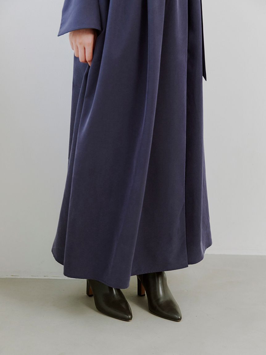 SNIDEL「バリエカシュクールシャツワンピース」|ワンピース|