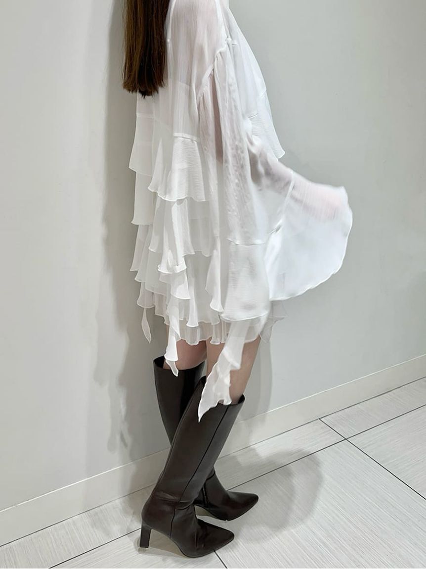 SNIDEL「リップルラインブラウス」|シャツ・ブラウス|