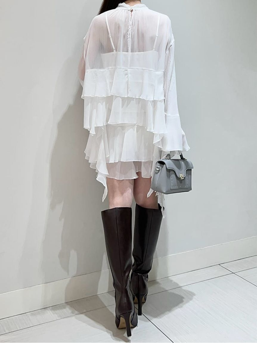 SNIDEL「リップルラインブラウス」|シャツ・ブラウス|