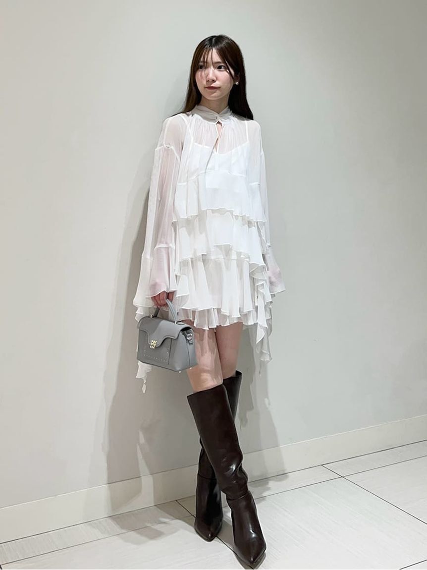 SNIDEL「リップルラインブラウス」|シャツ・ブラウス|