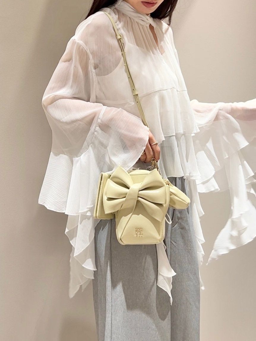 SNIDEL「リップルラインブラウス」|シャツ・ブラウス|