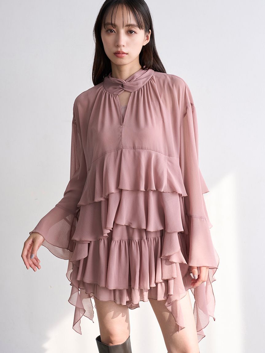 SNIDEL「リップルラインブラウス」|シャツ・ブラウス|