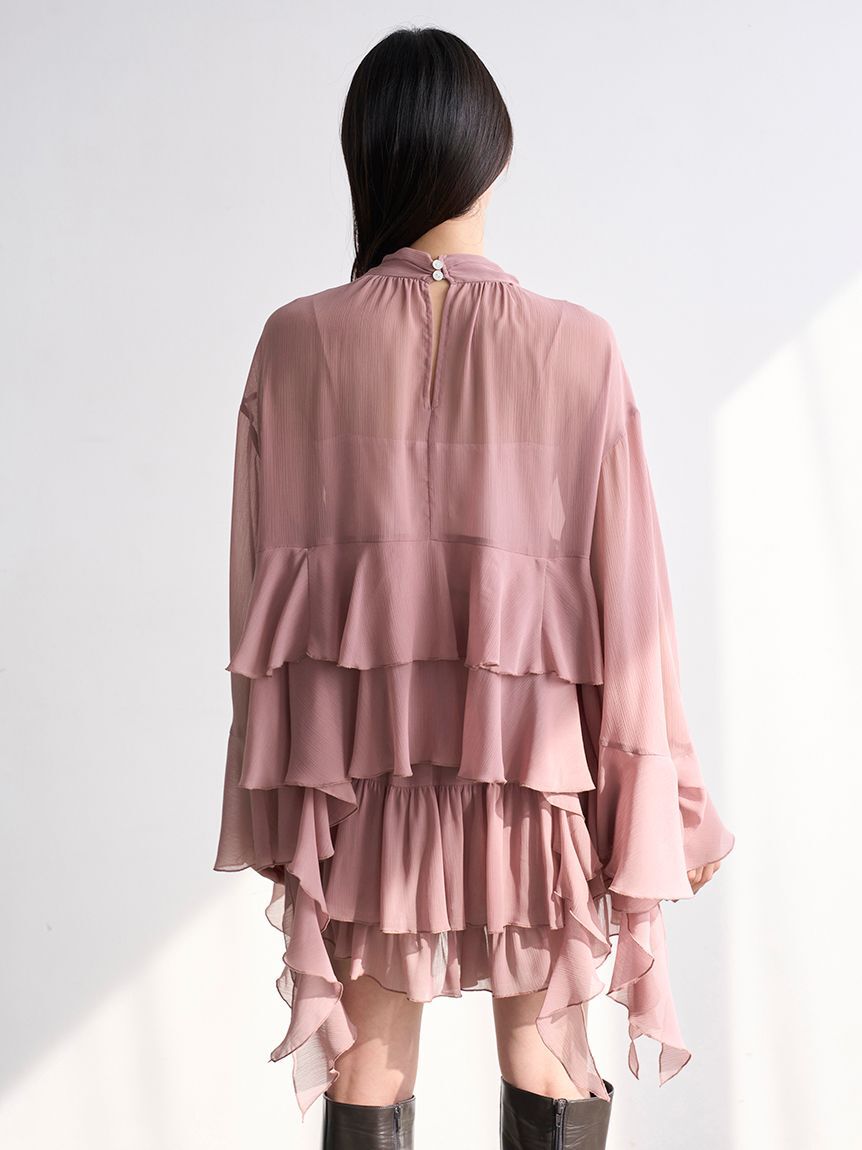 SNIDEL「リップルラインブラウス」|シャツ・ブラウス|