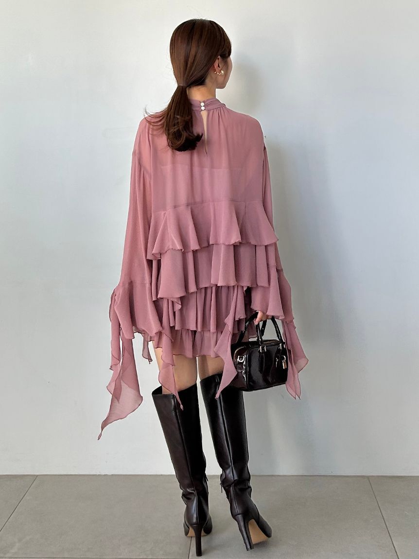 SNIDEL「リップルラインブラウス」|シャツ・ブラウス|