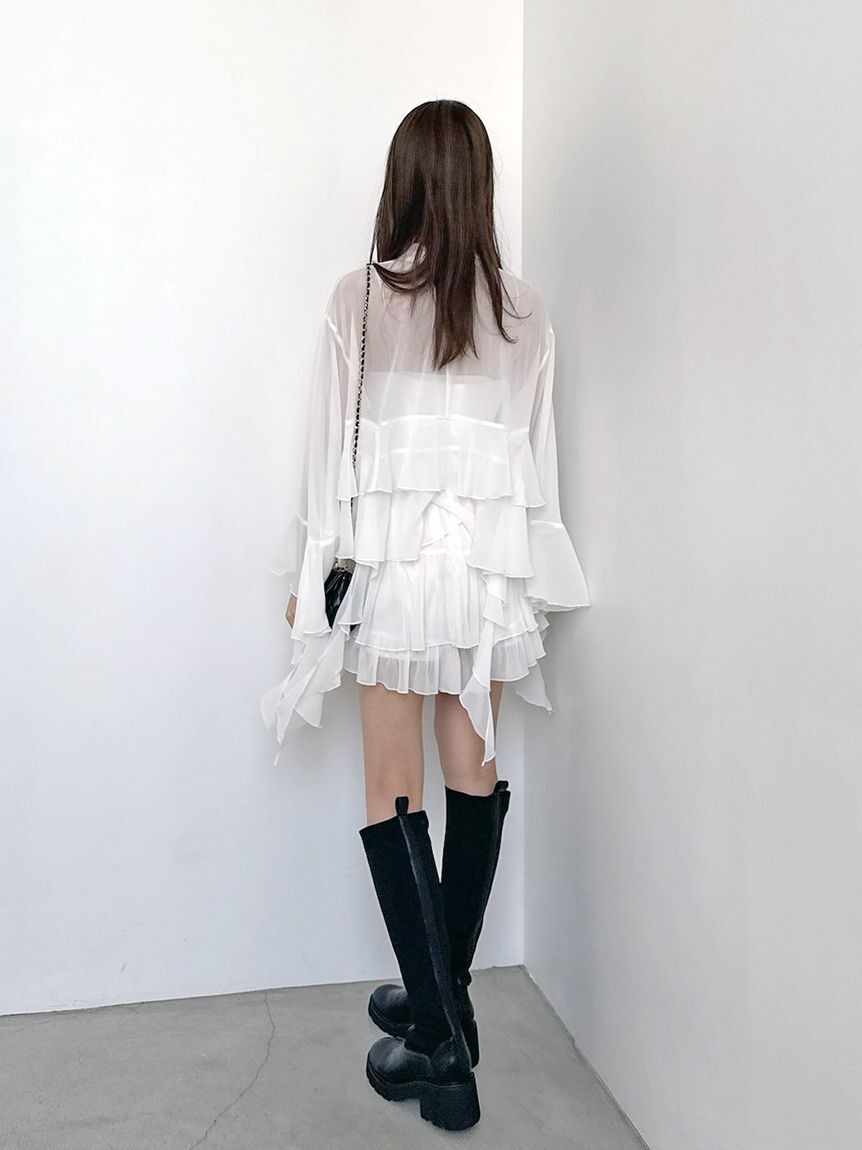 SNIDEL「リップルラインブラウス」|シャツ・ブラウス|