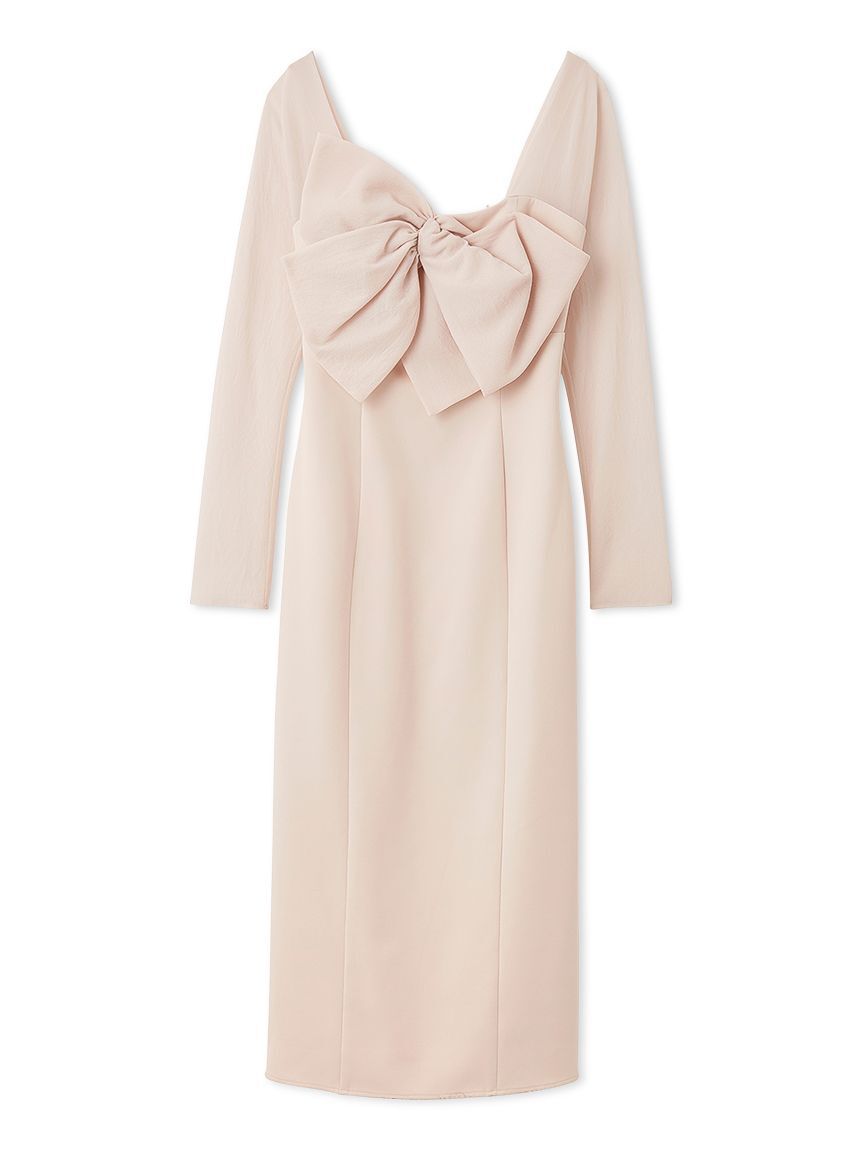 SNIDEL「オフショルリボンドレス【カンヘウォン着用】」|ドレス|