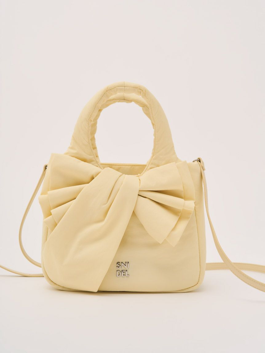 SNIDEL「パフィーリボンバッグ」|ハンドバッグ|