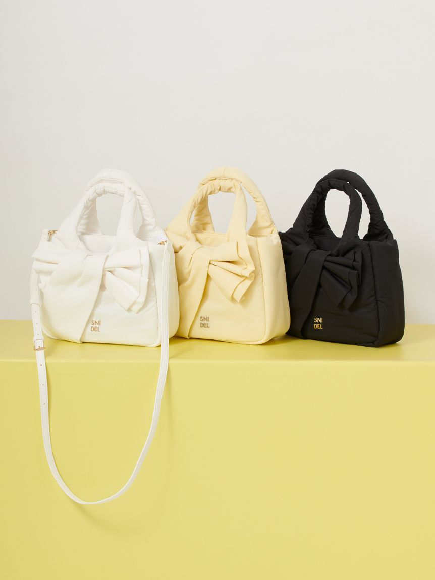 SNIDEL「パフィーリボンバッグ」|ハンドバッグ|