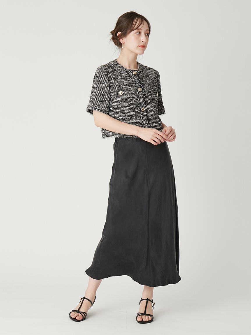 FRAY I.D「キュプラサテンナロースカート」|スカート|