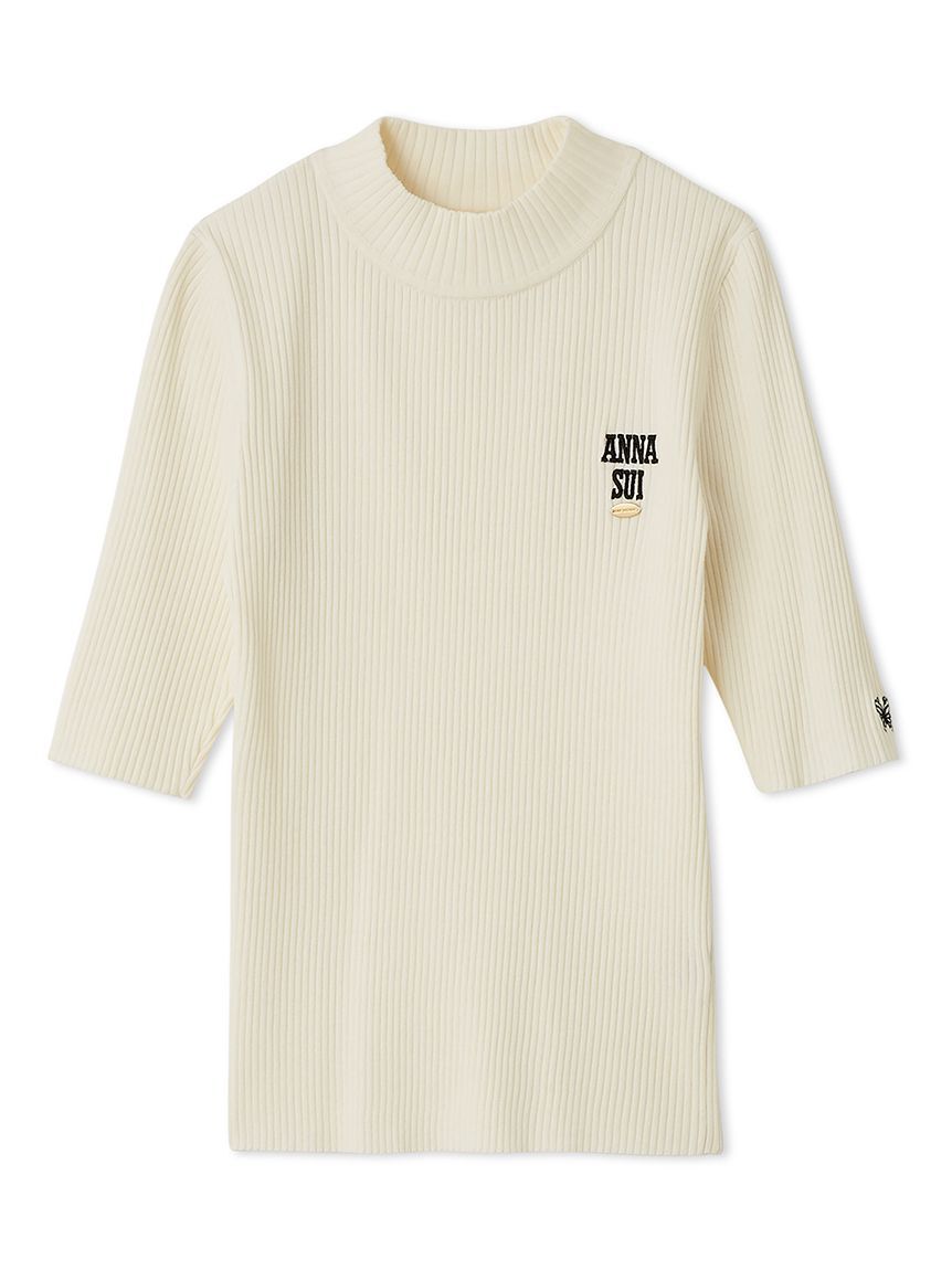 LILY BROWN「【LILY BROWN &times;ANNA SUI】ロゴ刺繍ハイネックリブニット」|ニット・セーター|