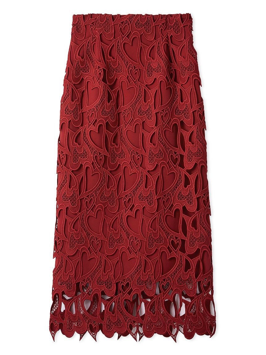 CELFORD「【WEB限定サイズ】ハートレースタイトスカート」|スカート|