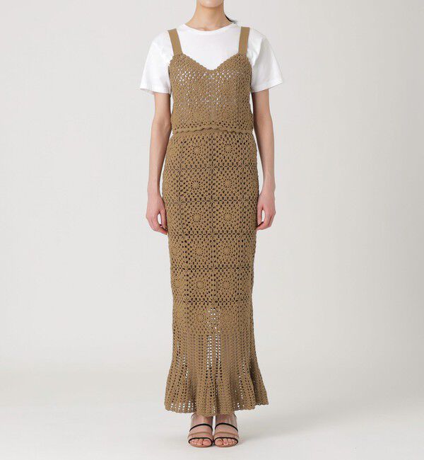  「グラニークロシェキャミトップス」|キャミソール|