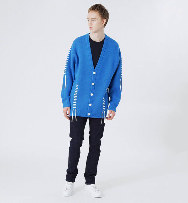  「【UNISEX】ポイントスレッドカーディガン」|ニット・セーター|