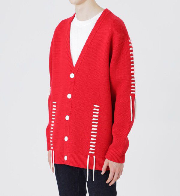  「【UNISEX】ポイントスレッドカーディガン」|ニット・セーター|