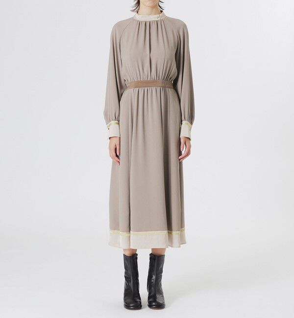  「ロールカラードレス」|ワンピース|