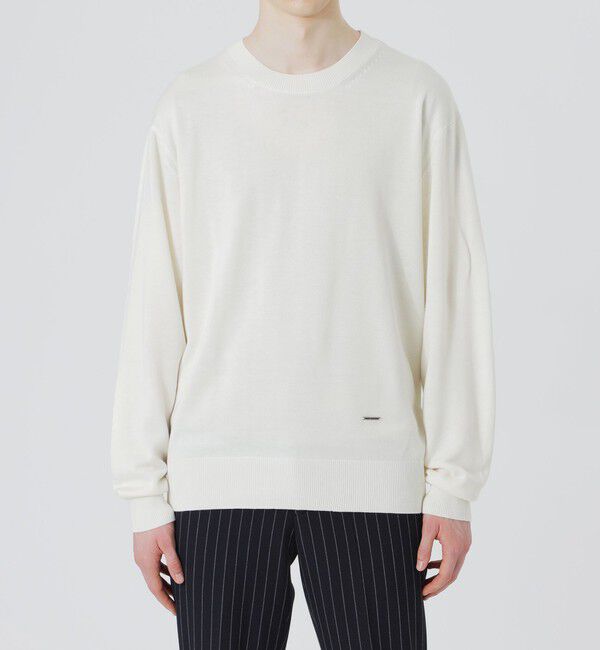  「ハイゲージクルーネック」|ニット・セーター|