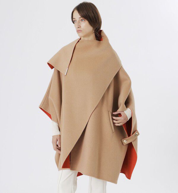  「リバーウールポンチョ」|ブルゾン・スタジャン|