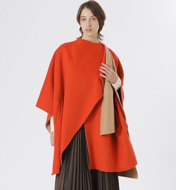  「リバーウールポンチョ」|ブルゾン・スタジャン|