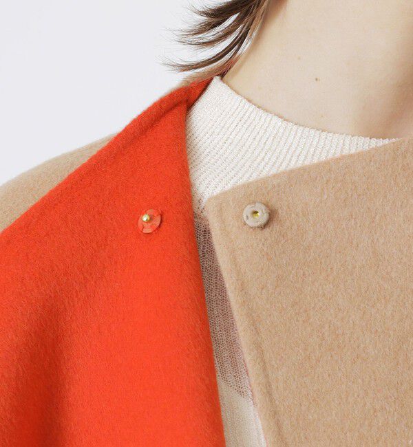  「リバーウールポンチョ」|ブルゾン・スタジャン|