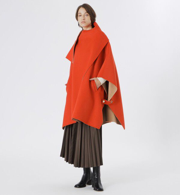  「リバーウールポンチョ」|ブルゾン・スタジャン|