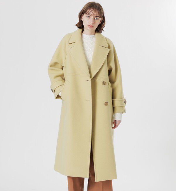  「WOOLOOPオーバーコート」|チェスターコート|イエロー