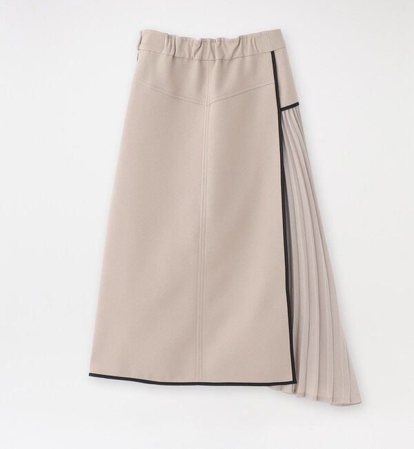  「パイピングプリーツコンビスカート」|スカート|