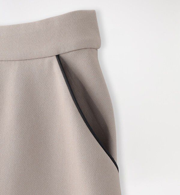  「パイピングプリーツコンビスカート」|スカート|