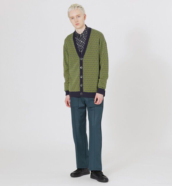  「レザーライクタックジャージーパンツ」|その他|