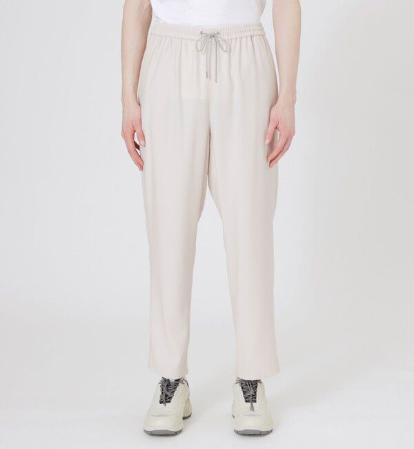  「【Safari Lounge/ネイビー別注カラー】シャインジョーゼットイージーパンツ」|その他|