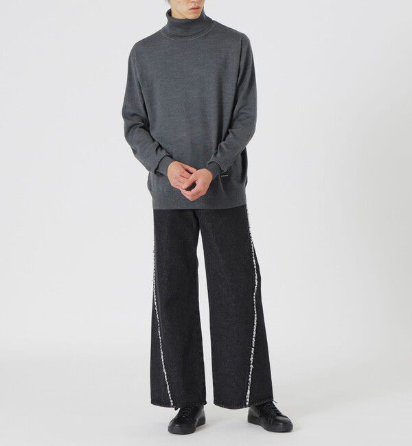  「ハイゲージウォッシャブルタートル」|ニット・セーター|