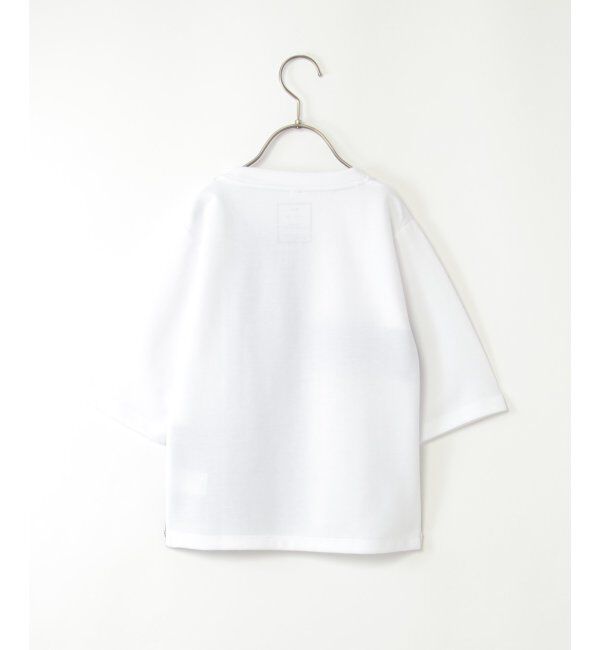 ikka kids「【親子おそろい】7分ポンチブロックスT（120~160cm）」|Tシャツ・カットソー|