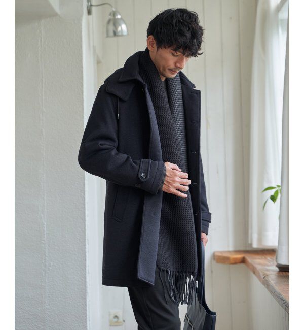 IKKA LOUNGE「ウールライクニットステンカラーコート」|その他|