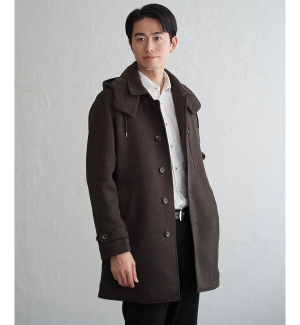 IKKA LOUNGE「ウールライクニットステンカラーコート」|その他|